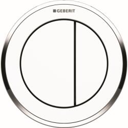 Geberit Typ 10 öblítő gomb WC-hez fényezett króm-fehér 116.057. KJ. 1