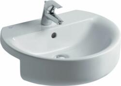 Ideal Standard Connect Sphere mosdótál 55x46 cm félkör alakú fehér fényes E792101 (E792101)