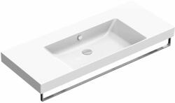 CATALANO Zero mosdótál 125x50 cm négyszögletes klasszikus fehér fényes 0121260001 (0121260001)