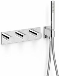 TRES B-System kád és zuhany csaptelep süllyesztett z termosztáttal króm 30735401 (30735401)