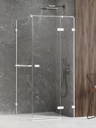 NEW TRENDY Avexa White zuhanykabin 110x80 cm négyszögletes fehér matt/átlátszó üveg EXK-2795 (EXK2795)