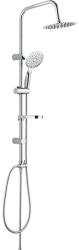 Laveo Fino zuhany készlet fal trópusi zuhany opcióval króm PL220OX (PL220OX)