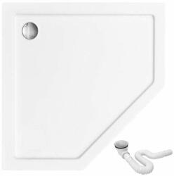 Rea Diamond ötszögletű zuhanytálca 90x90 cm fehér REA-K6522