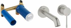 GROHE Készlet mosdócsaptelep Grohe Essence 19408DC1, falsík alatti csaptelep elem Grohe Eurostyle 23571000