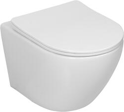 Lavita Sinto wc csésze lassú záródású ülőkével függesztett perem nélkül fehér fényes 5908211403878 (5908211403878)