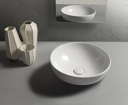 Globo T-Egde mosdótál 37x37 cm kerek mosdótálak fehér B6T38. BI (B6T38BI)