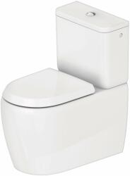 Duravit Qatego wc csésze álló perem nélkül fehér fényes 2021092000 (2021092000)