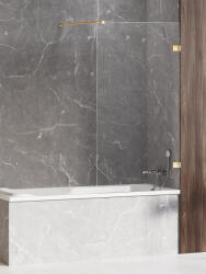 New Trendy Avexa Gold Shine zuhanyparaván 90 cm egyrészes arany fényes/átlátszó üveg EXK-2174-WP (EXK2174WP)