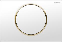 Geberit Sigma öblítő gomb WC-hez fehér-arany 115.758. KK. 5 (115758KK5)