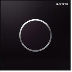 Geberit Sigma öblítő gomb piszoárhoz fényezett króm-fekete 116.025. KM. 1 (116025KM1)