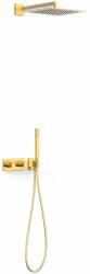 TRES B-System zuhany készlet beépített termosztáttal trópusi zuhany opcióval arany 30725204OR (30725204OR)