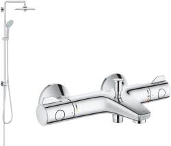 GROHE Készlet zuhany készlet Grohe Euphoria 27421002, kád és zuhany csaptelep Grohe Grohtherm 800 34567000