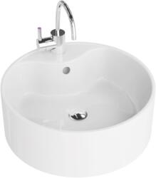 Lavita Teneryfa mosdótál 41x41 cm kerek mosdótálak fehér fényes 5908211470849 (5908211470849)