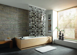 Kleine Wolke Duschrollo zuhanyroló kazetta nélkül 240x128 cm szürke 3321110747 (3321110747)