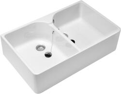 Villeroy & Boch O. Novo mosdótál 89.5x55 cm négyszögletes mosdótálak-dupla fehér 633200R1 (633200R1)