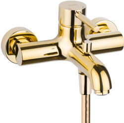 Oltens Molle kád és zuhany csaptelep fali arany fényes 34000800 (34000800)