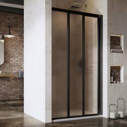 RAVAK Supernova zuhanyajtók 130 cm tolható fekete matt/ 00VJ03R2ZG (00VJ03R2ZG)