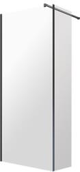 Omnires Marina zuhanykabin 100x30 cm fekete matt/átlátszó üveg MA1030BLTR (MA1030BLTR)