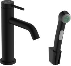 Hansgrohe Tecturis S mosdócsap bidés zuhanyfejjel álló fekete 73211670
