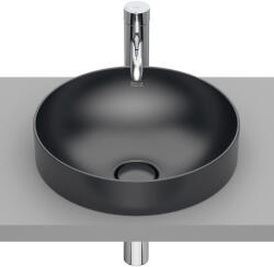Roca Inspira mosdótál 37x37 cm kerek süllyesztett szürke/kő matt A32752R640 (A32752R640)