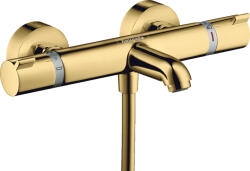 Hansgrohe Ecostat kád és zuhany csaptelep fali z termosztáttal arany 13114990