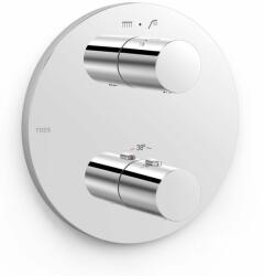 TRES Therm-Box kád és zuhany csaptelep süllyesztett z termosztáttal króm 20425001 (20425001)