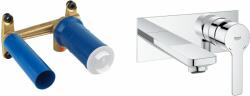 GROHE Készlet mosdócsaptelep Grohe Lineare 19409001, falsík alatti csaptelep elem Grohe Eurostyle 23571000