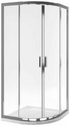 Actima Seria 201 zuhanykabin 90x90 cm félkör alakú króm fényes/átlátszó üveg KAAC. 1801.900/N (KAAC1801900N)