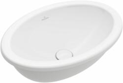 Villeroy & Boch Loop & Friends mosdótál 50x36 cm ovális süllyesztett fehér fényes 4A610101 (4A610101)