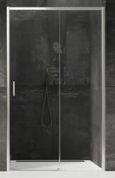 NEW TRENDY Prime zuhanyajtók 120 cm tolható króm fényes/átlátszó üveg D-0303A