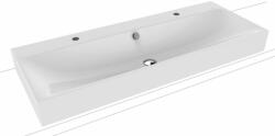 KALDEWEI Silenio mosdótál 120x46 cm négyszögletes mosdótálak fehér fényes 906406043001 (906406043001)