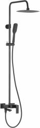 Armatura Logon Black kád és zuhany szett fal trópusi zuhany opcióval fekete 5136-915-81 (513691581)