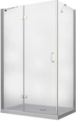 Besco Viva zuhanykabin 120x80 cm négyszögletes króm fényes/átlátszó üveg VPL-128-195C (VPL128195C)