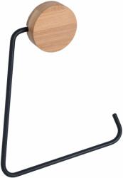 BISK Umbra wc papír tartó fekete-fa 08219