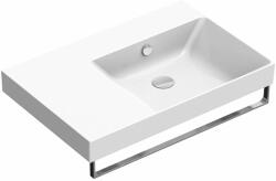 CATALANO New Zero mosdótál 75x50 cm négyszögletes klasszikus-beépíthető fehér fényes 0120780001 (0120780001)