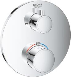 GROHE Grohtherm kád és zuhany csaptelep süllyesztett z termosztáttal StarLight Chrome 24077000
