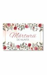 Personal Autocolant pentru mărturii - Vintage Rose Selectați cantitatea: 20 buc - 40 buc