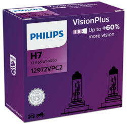 Philips Крушка, фар PHILIPS H7, 12V, 55W, 3200K, 1500lm, 2 бр
