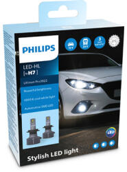 Philips Крушка, LED, фар за дълги светлини PHILIPS H7, 12/24V, 20W, 6000K, 1800lm, 2 бр