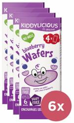 Kiddylicious 6x KIDDYLICIOUS Áfonyás mini ostya 4x 4 g