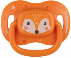 Canpol Babies Szilikon cumi szimmetrikus Cute animals 18m+ 1db narancssárga
