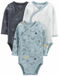 Carter´s CARTER'S Body hosszú ujjú Blue fiú LBB 3db PRE, méret 46