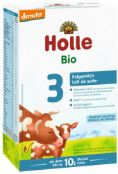 Holle Bio gyermek tejital 3 folytatás, 10h+ 600 g