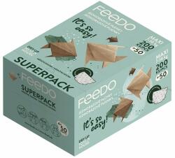 Feedo 4x FEEDO Egyszer használatos pelenka MAXI (7-től 14 kg-ig), 50 db
