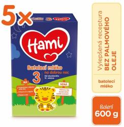 Hami 5x HAMI 3 Tej Jó éjszakát csecsemőknek 600 g