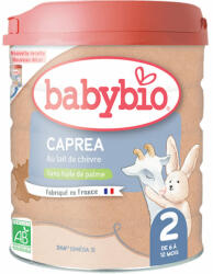 Babybio CAPREA 2 teljes zsírtartalmú bio kecsketej csecsemőtápszer 800 g