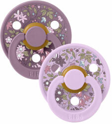BIBS X LIBERTY Colour cumik természetes kaucsukból 2db méret 2 Violet Sky / Mauve