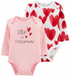 Carter´s CARTER'S Body hosszú ujjú Pink Slogan lány 2db NB/ méret 56