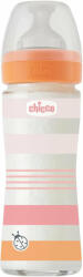 Chicco Well-being szilikon üveg cumisüveg 240 ml lány