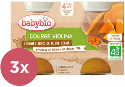 Babybio 3x BABYBIO Tök Violina a saját ökofarmunkról 2x 130 g